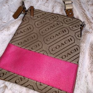 Authentic coach cross body bag